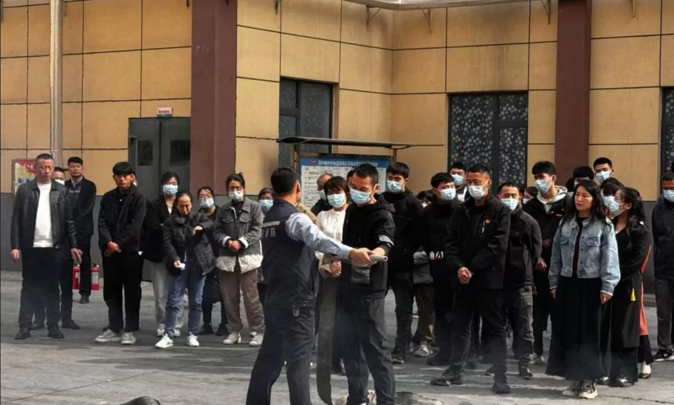 郑州顺天缘食品有限公司第四季度生产安全、消防安全培训及演练